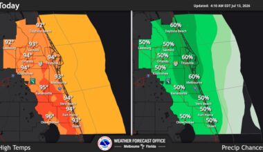 Afternoon heat index could hit 107 in Central Florida, NWS says – Orlando Sentinel