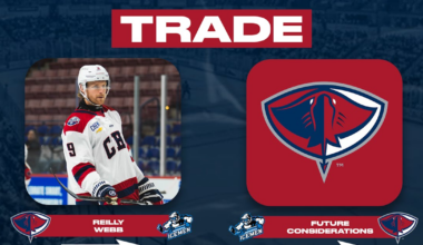 South Carolina Stingrays | STINGRAYS TRADE DEFENSEMAN REILLY WEBB TO JACKSONVILLE FOR FUTURE CONSIDERATIONS