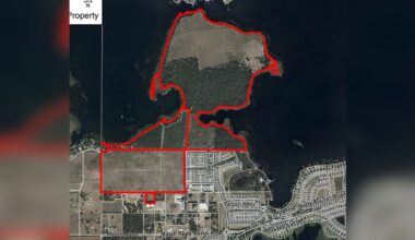 This image from the city of Winter Garden shows the location of the proposed Johns Lake Urban Village. (Photo: City of Winter Garden)