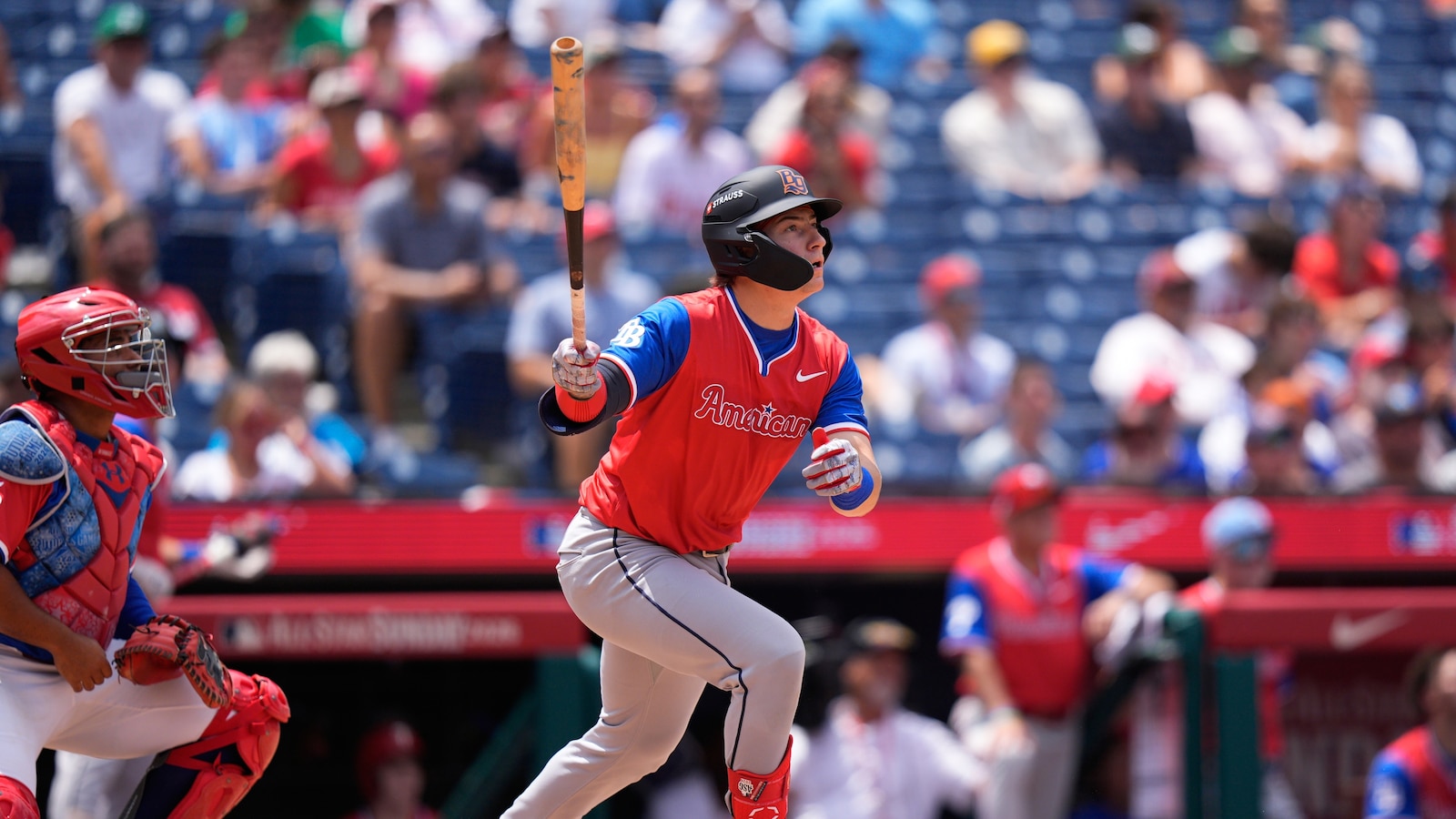 Tampa Bay prospect Nathan Flewelling homers, MVP in AL's 6-1 win over NL in All-Star Futures Game
