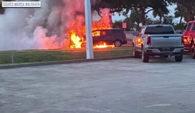 Florida mom safely escapes van fire with 4 children after mechanical failure