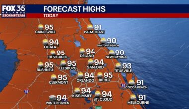 Orlando weather: Hot and humid Friday as storm chances build for Fourth of July weekend