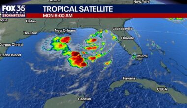Orlando weather: Rain possible to start the week as drier air moves into Central Florida
