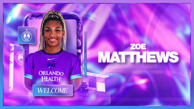 Orlando Pride Signs Midfielder Zoe Matthews through End of 2026 Season 