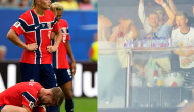 Erling Haaland and Norway stars celebrate World Cup run with Flo Rida at Miami