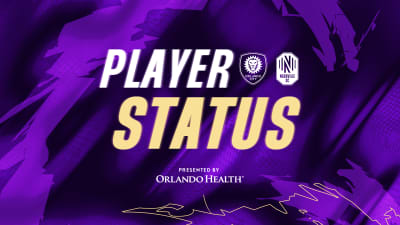Player status report, presented by Orlando Health: Orlando City SC vs Nashville SC