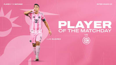 Luis Suárez Named MLS Player of the Matchday presented by Michelob Ultra for Matchdays 16 and 17
