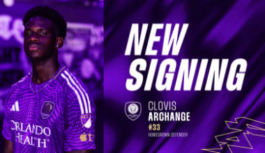 Orlando City SC signs homegrown defender Clovis Archange to First Team Contract 