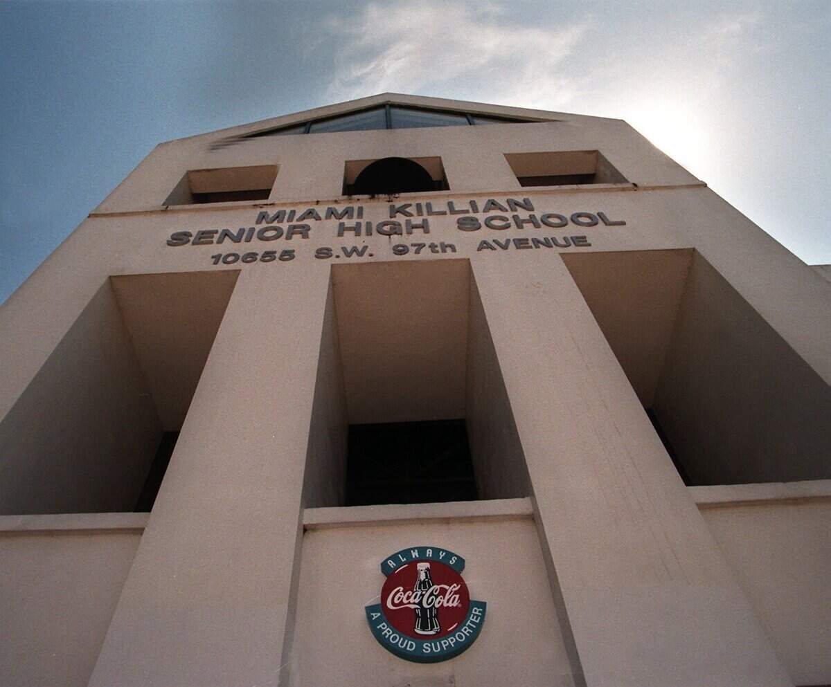 Miami Herald archive photo of Miami Killian High from March 26, 1998.