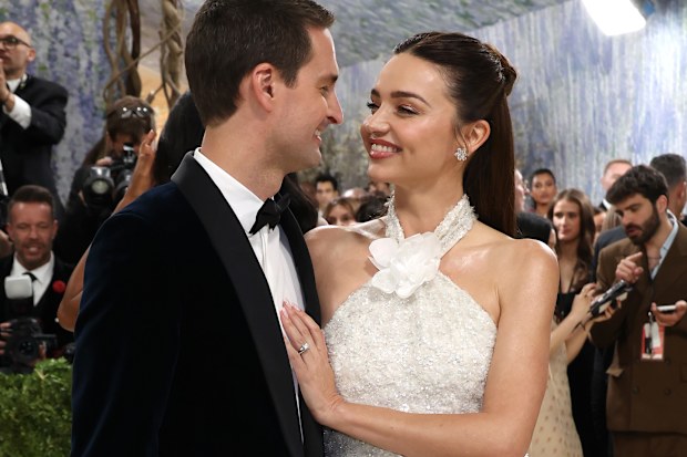 Evan Spiegel and Miranda Kerr Met Gala 2026