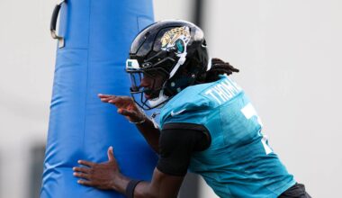 Everything I Saw at Day 9 of Jaguars Training Camp: Brian Thomas Jr. Makes a Statement