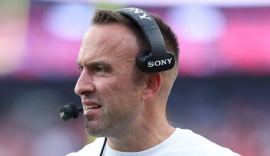 Miami Dolphins head coach Jeff Hafley