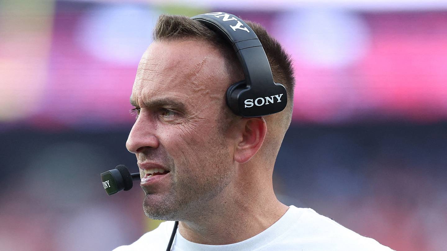 Miami Dolphins head coach Jeff Hafley