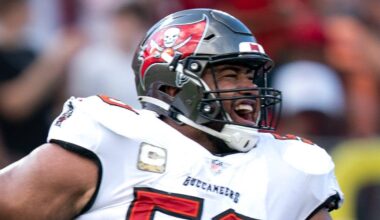 Tampa Bay Buccaneers defensive tackle Vita Vea is a franchise legend.