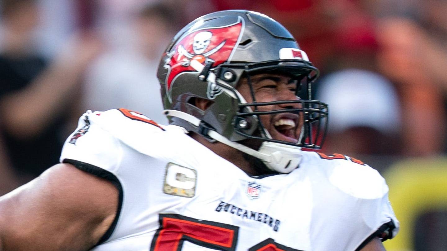 Tampa Bay Buccaneers defensive tackle Vita Vea is a franchise legend.
