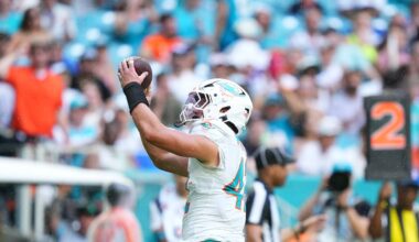 Miami Dolphins Training Camp Practice 15 Observations: Rough Day on Offense, Woodard Shines Again