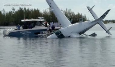 10 people rescued after plane crashes into dock in the Bahamas - WSVN 7News | Miami News, Weather, Sports