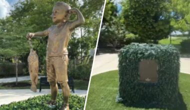 Statue honoring boy who died from rare cancer stolen in Miami Lakes – NBC 6 South Florida