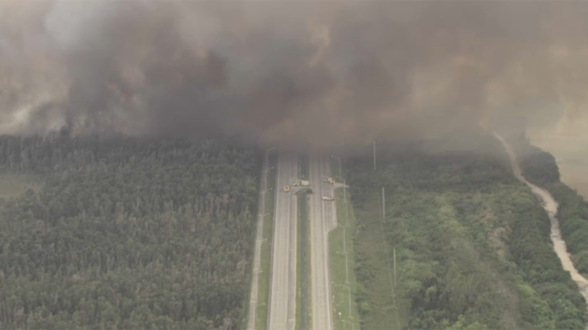 Portion of Krome Avenue reopen as brush fires in SW Miami-Dade continue to burn – NBC 6 South Florida