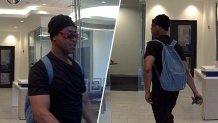 Images released by the FBI show a suspect in the Robbery of a Truist bank in Fort Lauderdale on Aug. 13, 2026.