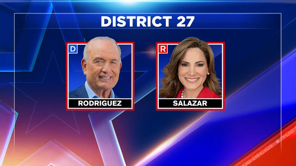Rep Maria Elvira Salazar faces off against former CBS Miami journalist Eliott Rodriguez for District 27 seat - WSVN 7News | Miami News, Weather, Sports