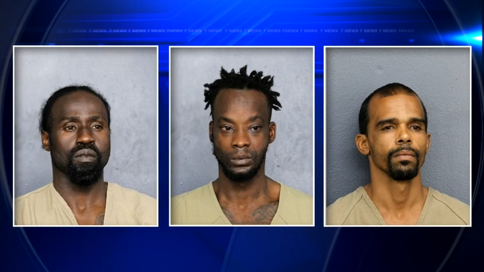 3 men arrested in connection to burglary that led to police pursuit in Fort Lauderdale - WSVN 7News | Miami News, Weather, Sports