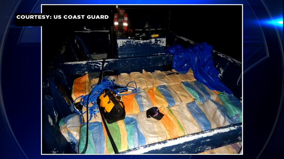 5 detained after Coast Guard finds boat carrying $54 million worth of cocaine on board - WSVN 7News | Miami News, Weather, Sports
