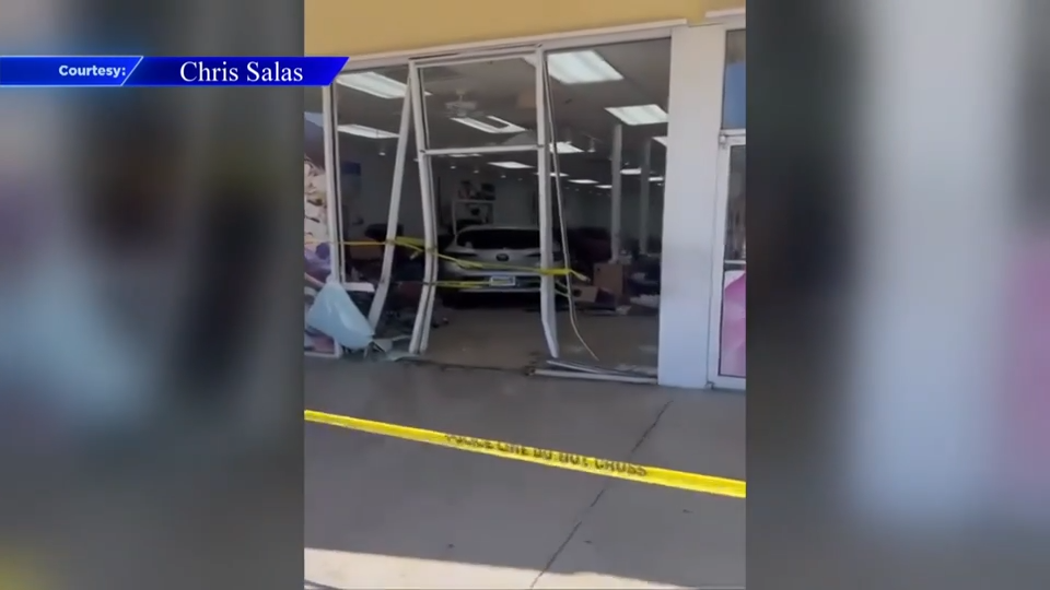 Driver loses control, slams into beauty salon along Coral Way; no injuries reported - WSVN 7News | Miami News, Weather, Sports