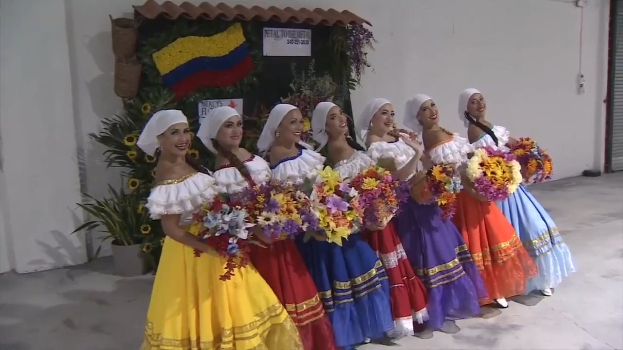 Miami celebrates Colombian culture with Medellin flower festival in Wynwood - WSVN 7News | Miami News, Weather, Sports