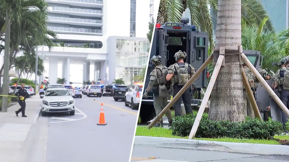 Man apparently shot himself while barricaded in Miami high-rise, cops say – NBC 6 South Florida
