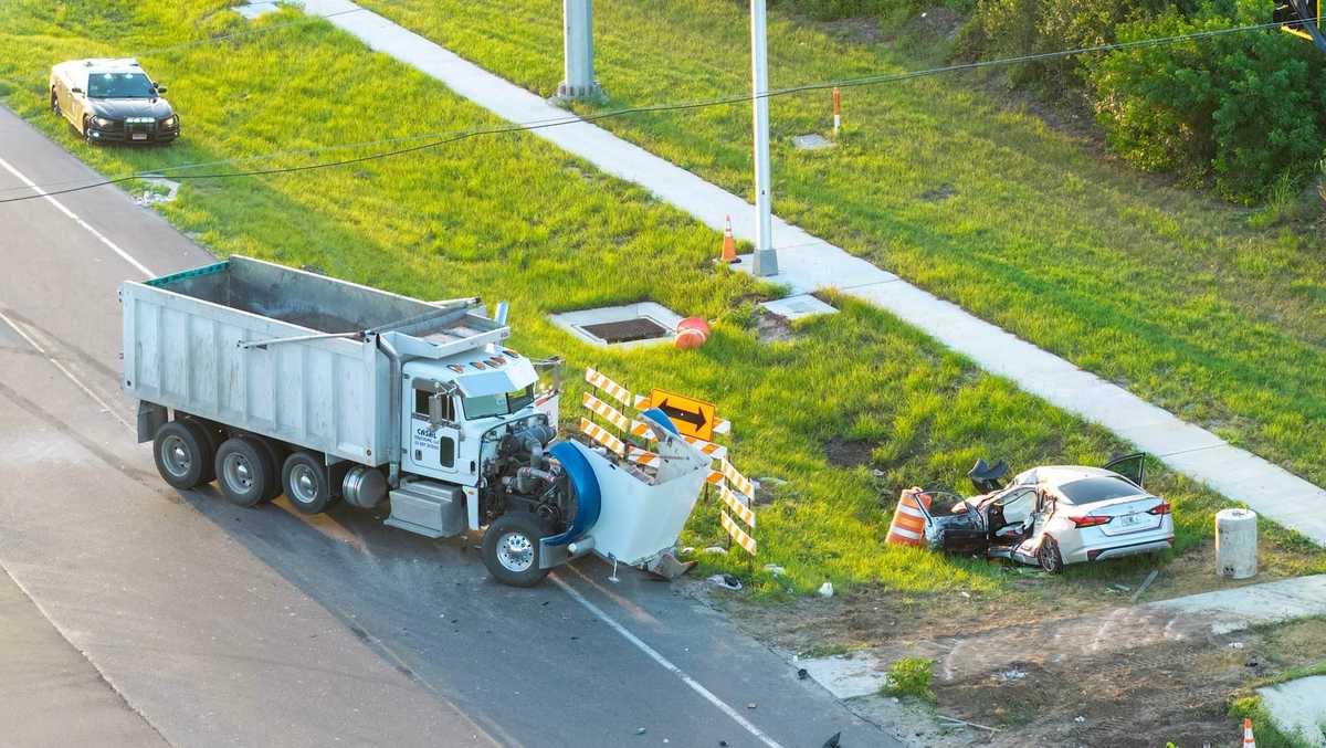 75-year-old man dies after dump truck and car collide on State Road 82 in Collier County