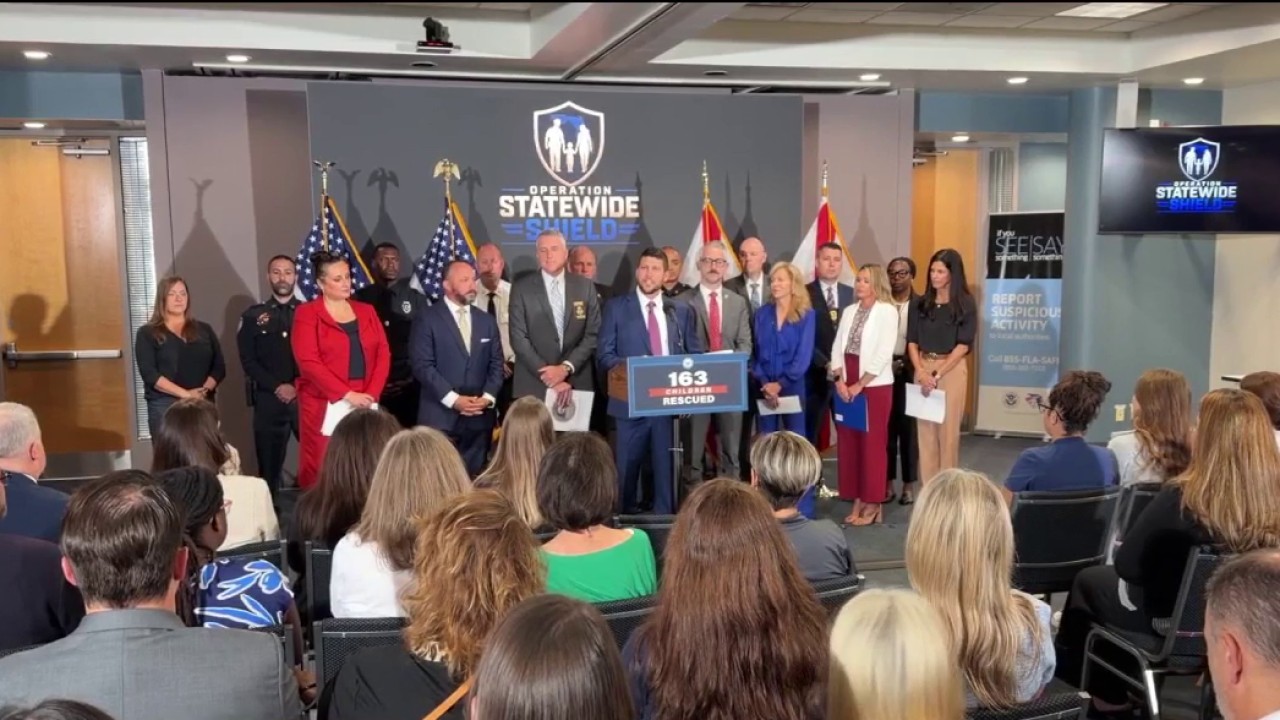 163 children rescued in human trafficking sting