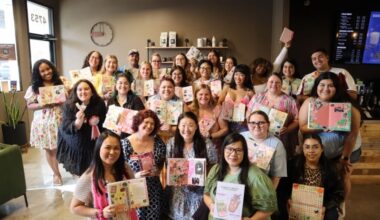 Local Orlando creatives gather for a craft meetup with Junk Journal Junkie