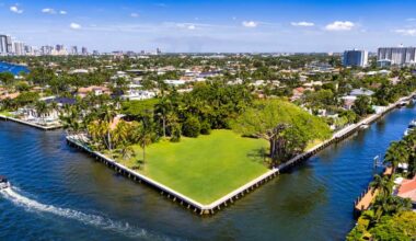 One of Fort Lauderdale’s Most Coveted Waterfront Lots Lists for $29.5M
