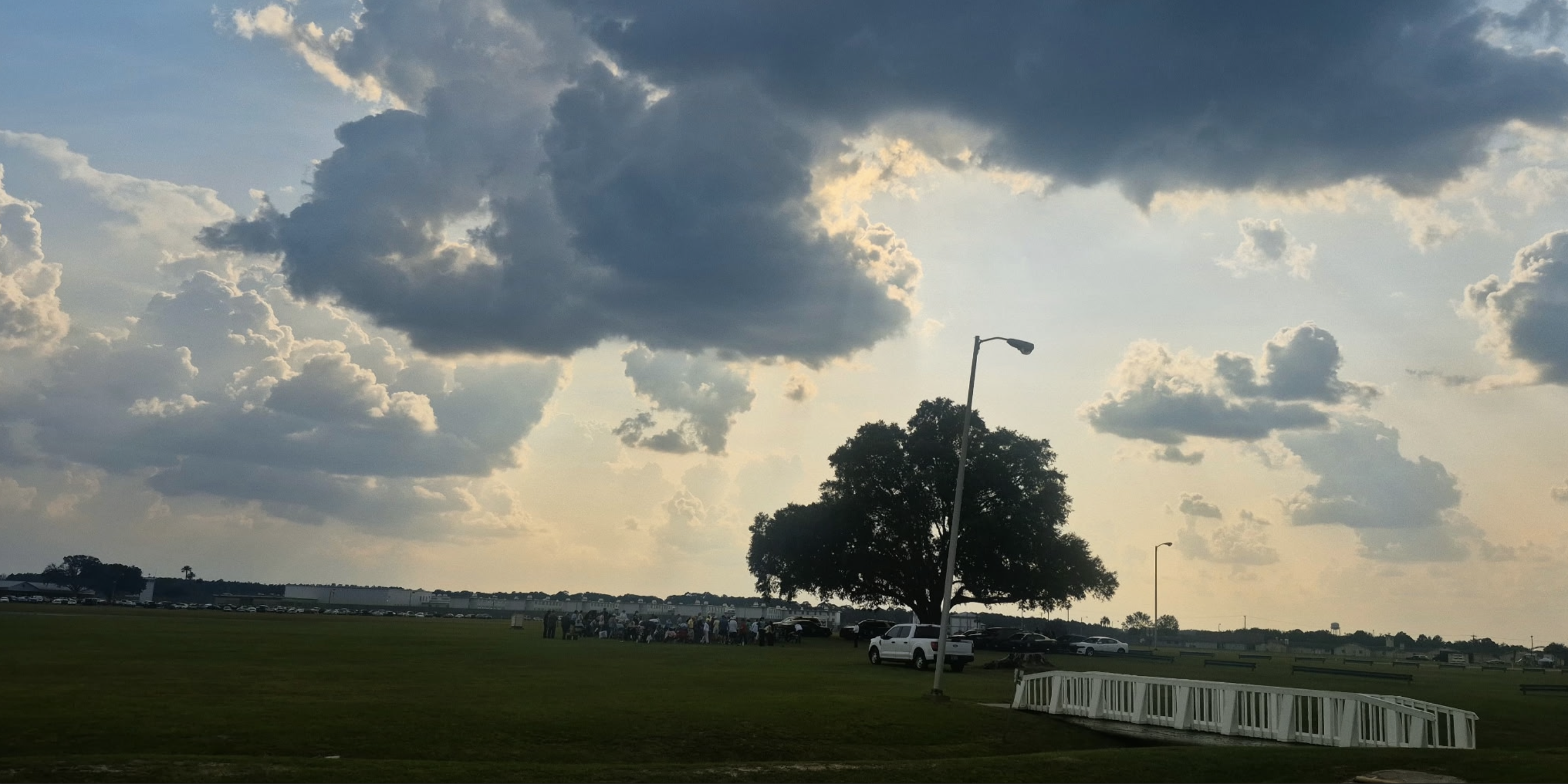 Sky above Florida State Prison after the July 28 executions