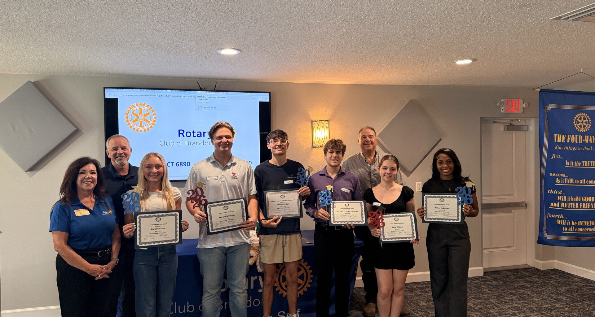 Rotary Club Of Brandon Gives $25,000 In School Scholarships