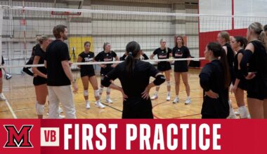 Volleyball Starts Fall Practice - Miami University RedHawks