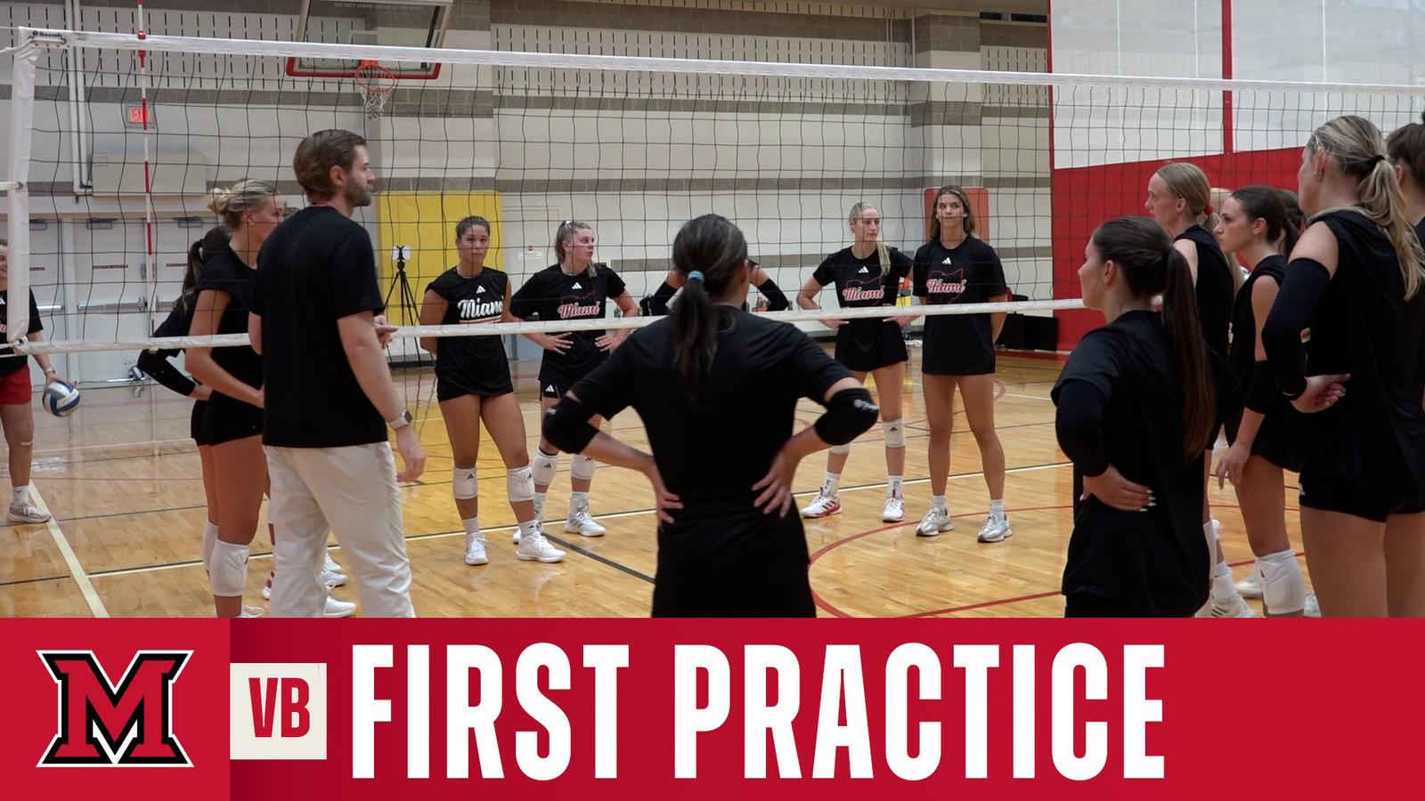 Volleyball Starts Fall Practice - Miami University RedHawks