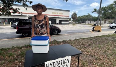 Meet Doretha, a St. Pete woman who gives away water bottles in the name of kindness