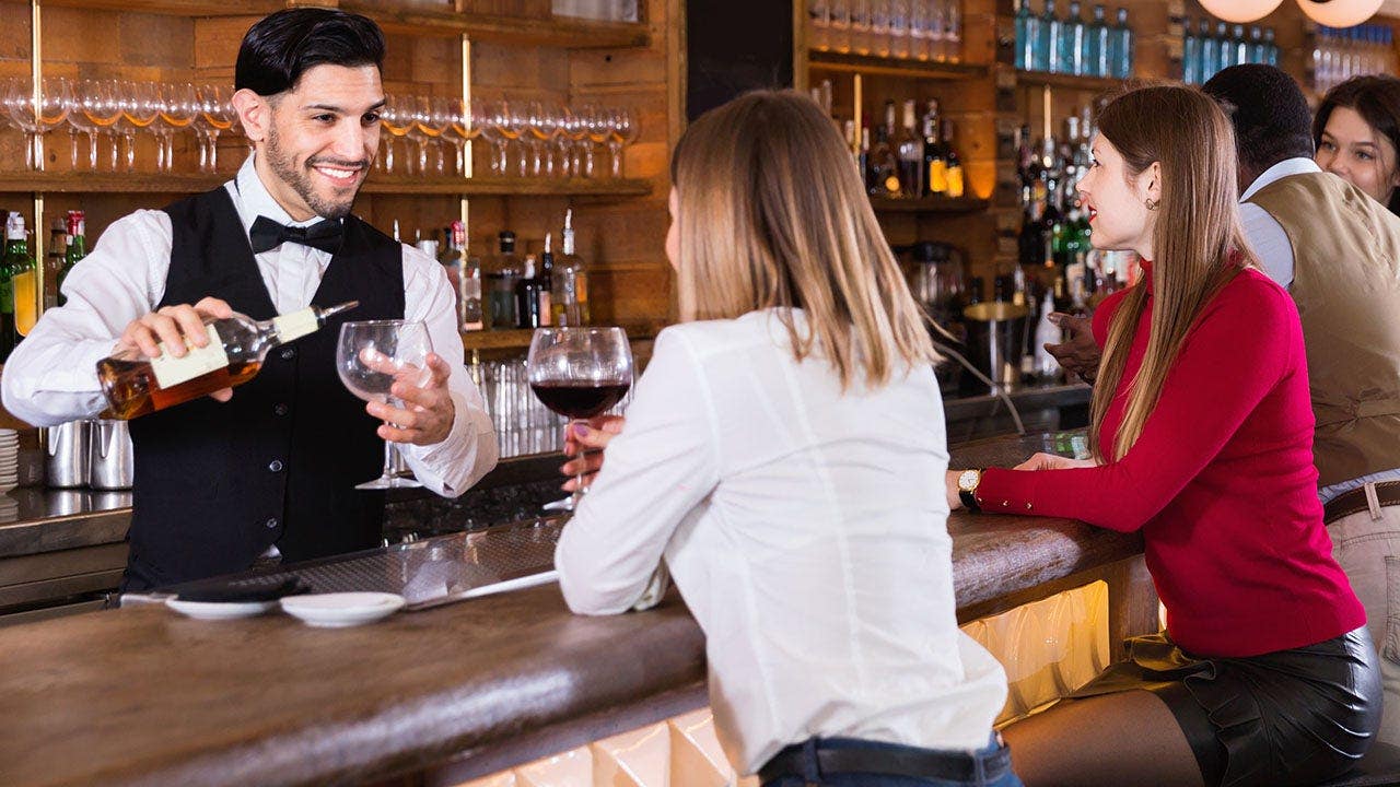 Getting busted hooking up in a bar's bathroom is enough of a mood killer, you don't need to assault a manager