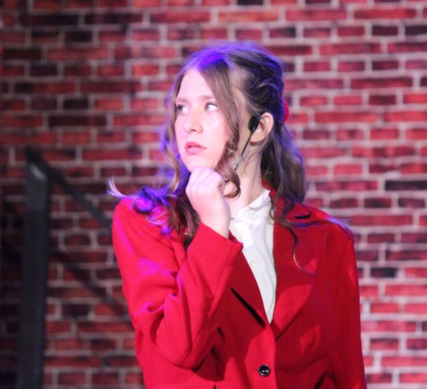 Emily Feichthaler as Heather Duke in The Belle Theatre's production of 'Heathers the Musical.'
