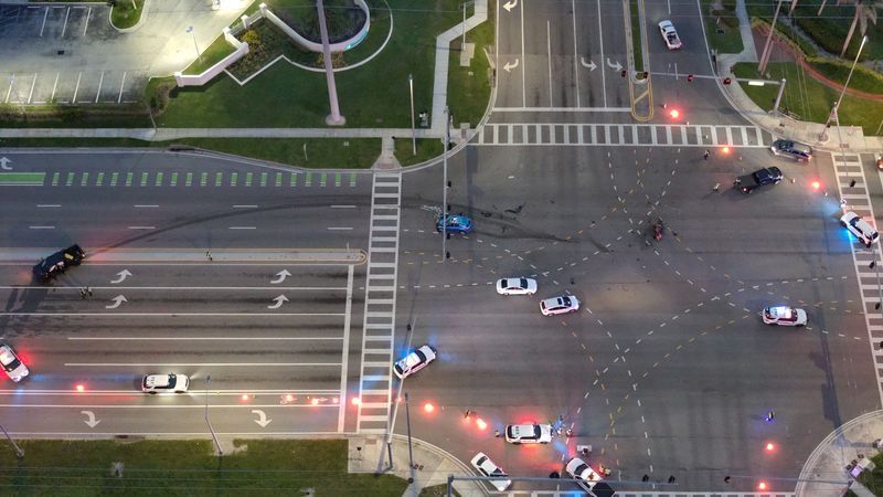 A road rage confrontation erupted into a violent four-vehicle crash on U.S. 1 Wednesday, leaving four injured and a Port St. Lucie man behind bars. (PSLPD)