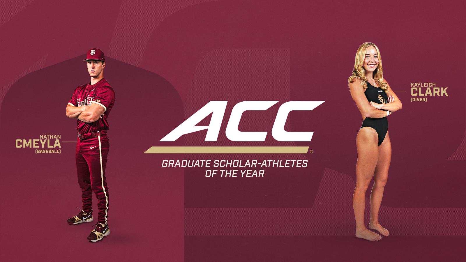 Florida State Duo Named ACC Graduate Scholar-Athletes of the Year