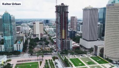 'One Tampa' tower: Downtown high-rise tops off at 42 stories