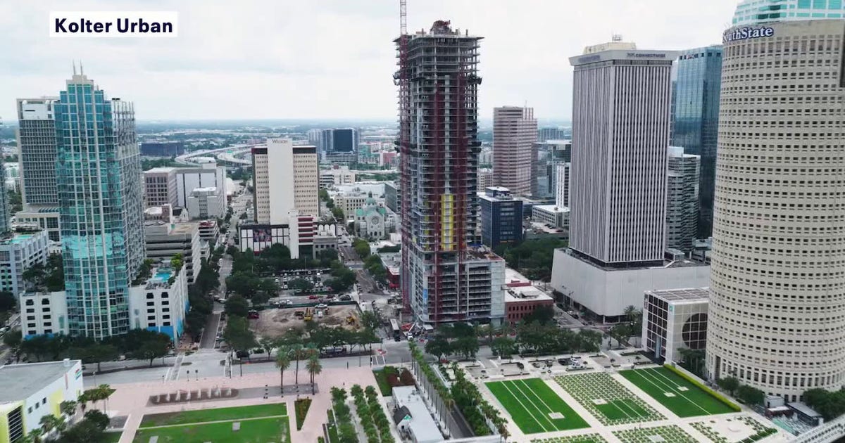 'One Tampa' tower: Downtown high-rise tops off at 42 stories