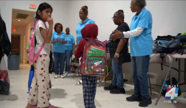 Free backpacks, haircuts draw nearly 500 families to Jacksonville church’s back-to-school giveaway