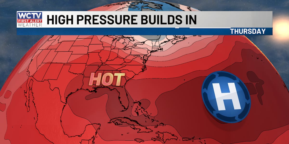Ramping up the heat next week for Tallahassee, the Big Bend and South Georgia
