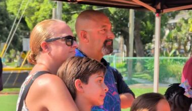 Father reunites with strangers who saved his life after collapsing at Delaney Park softball game