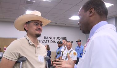 Motorcycle crash survivor reunites with Fort Pierce hospital team