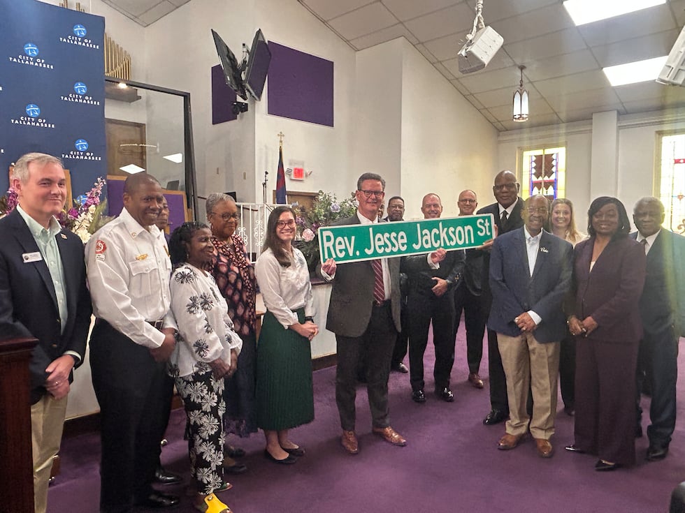 Tallahassee street renamed in honor of Reverend Jesse Jackson